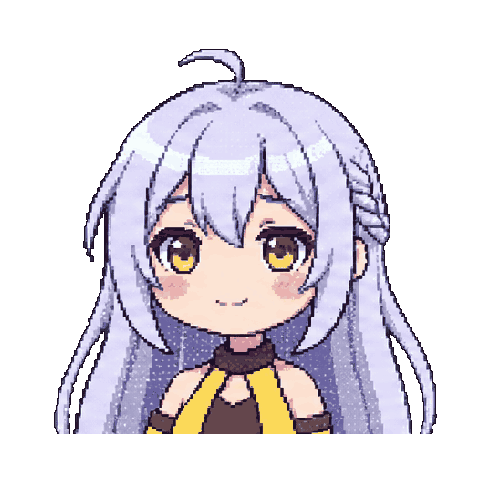 Lumi waving in classic chibi style